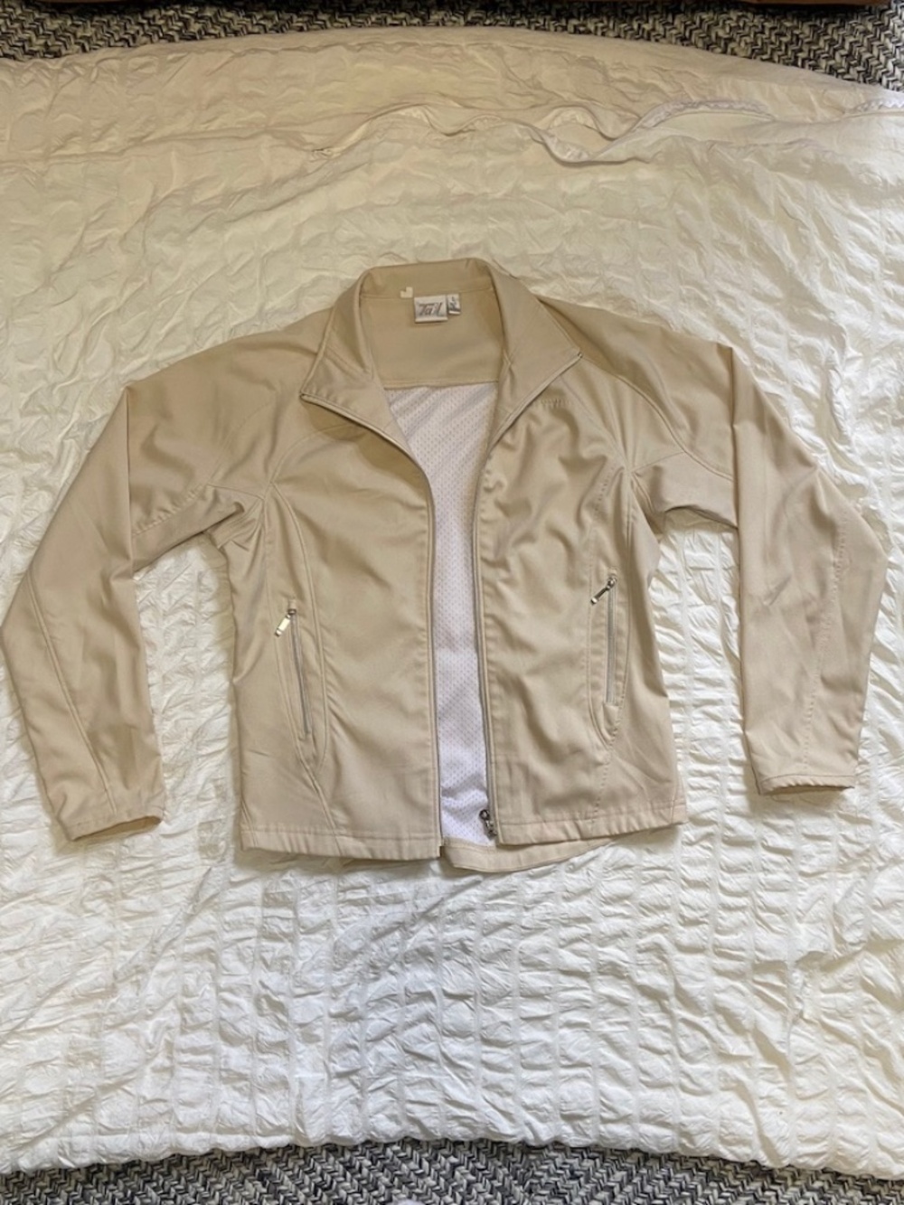 Tail Cream Zip Up Jacket - Size Small